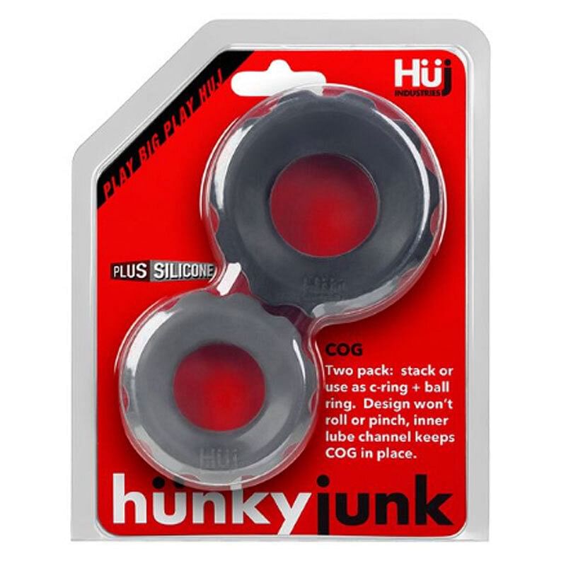 Hunkyjunk COG 2 size c-ring pk tar/stone