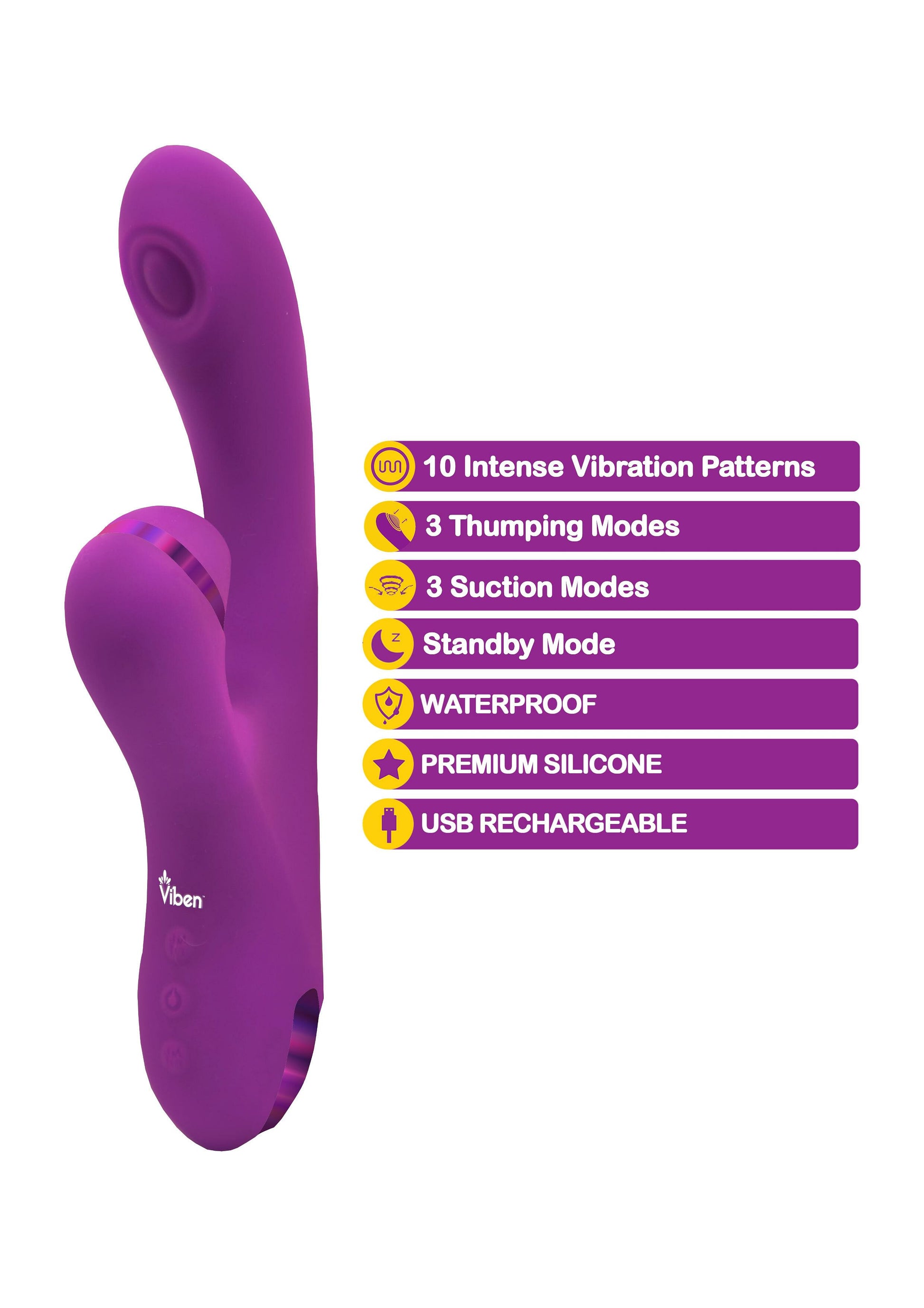 Zazzle - Berry - Rechargeable Thumping and Suction Rabbit